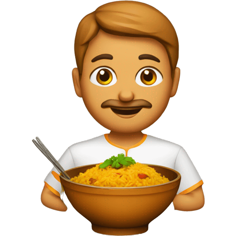 indian curry rice bowl emoji