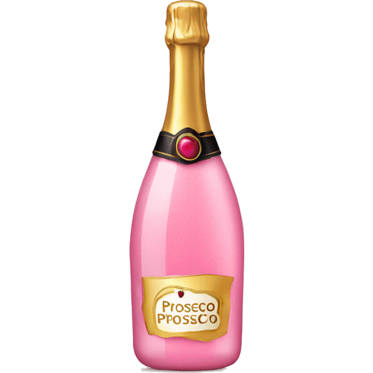 Pink prosecco emoji