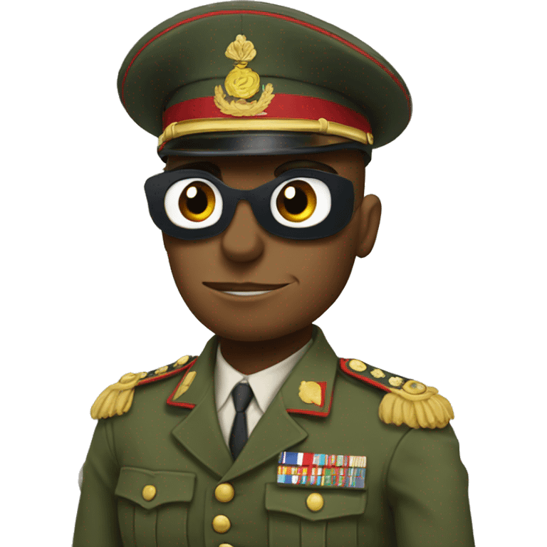 pepe in military uniform emoji