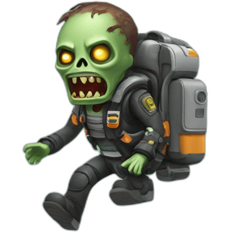 zombie with jetpack emoji