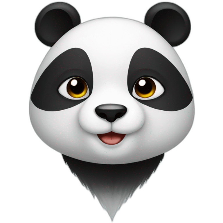 Loving panda emoji