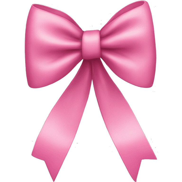 A pink bow emoji