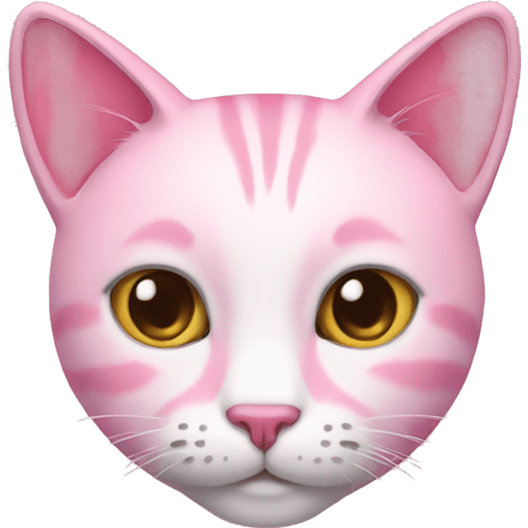 Pink cat emoji