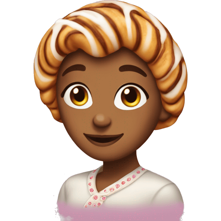 Coquette cinnamon roll  emoji