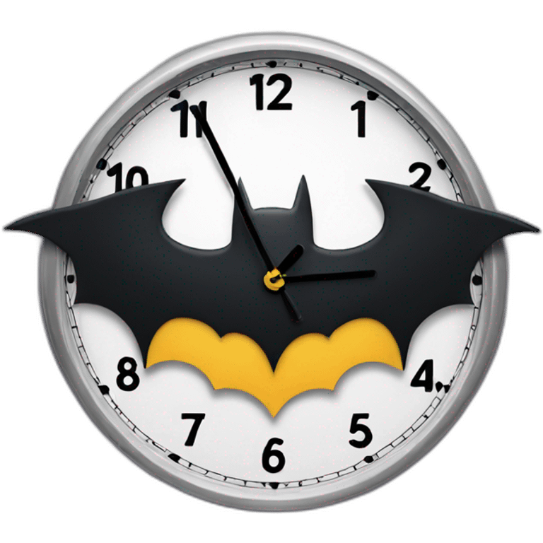 batman clock emoji