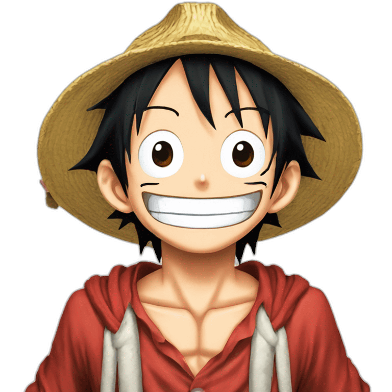 Monkey D Luffy mugiwara emoji