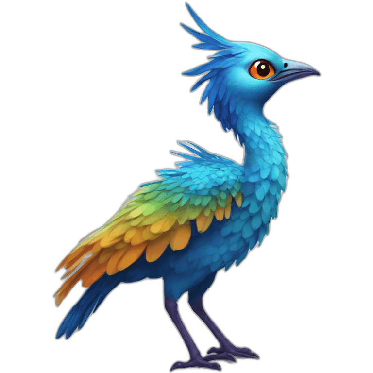 Fantasy bird wonderful emoji