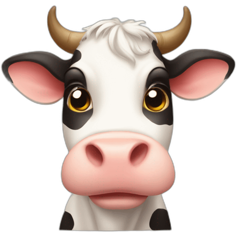 Cow-cute-cartoon emoji