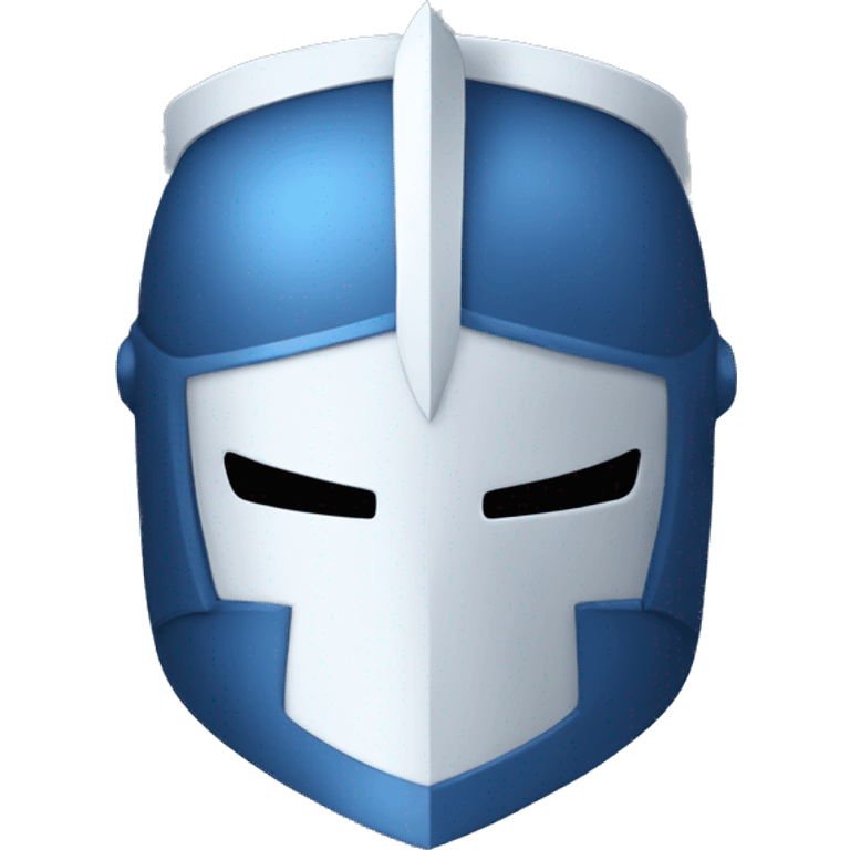 blue and white knight emoji