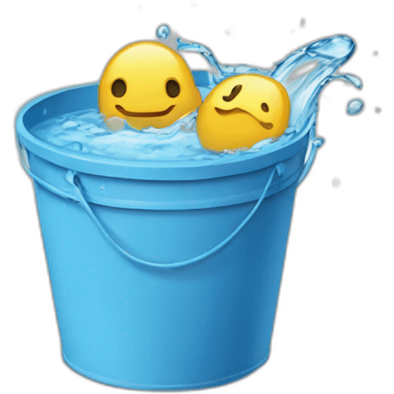 bucket of water emoji