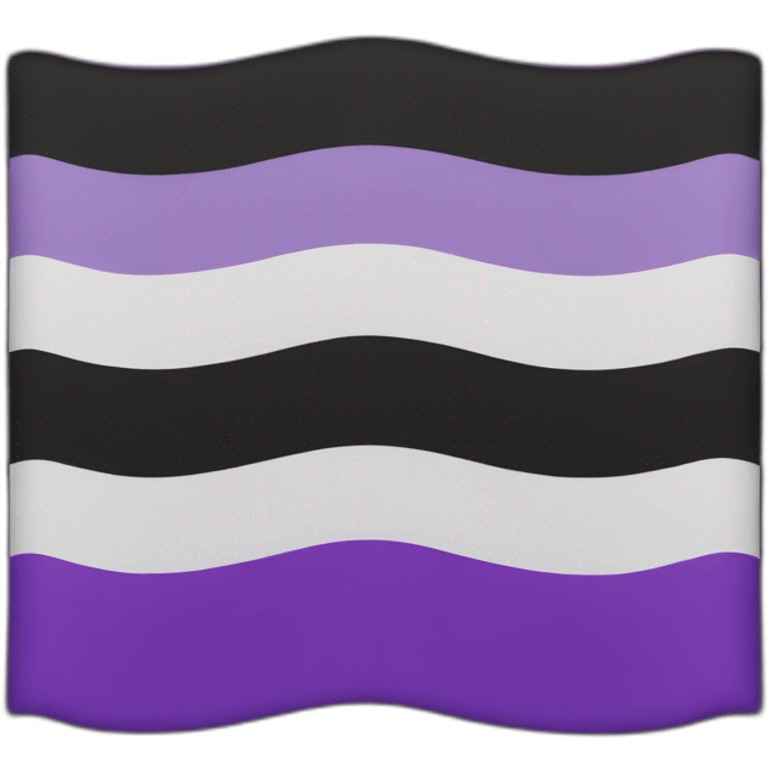 asexual pride flag emoji