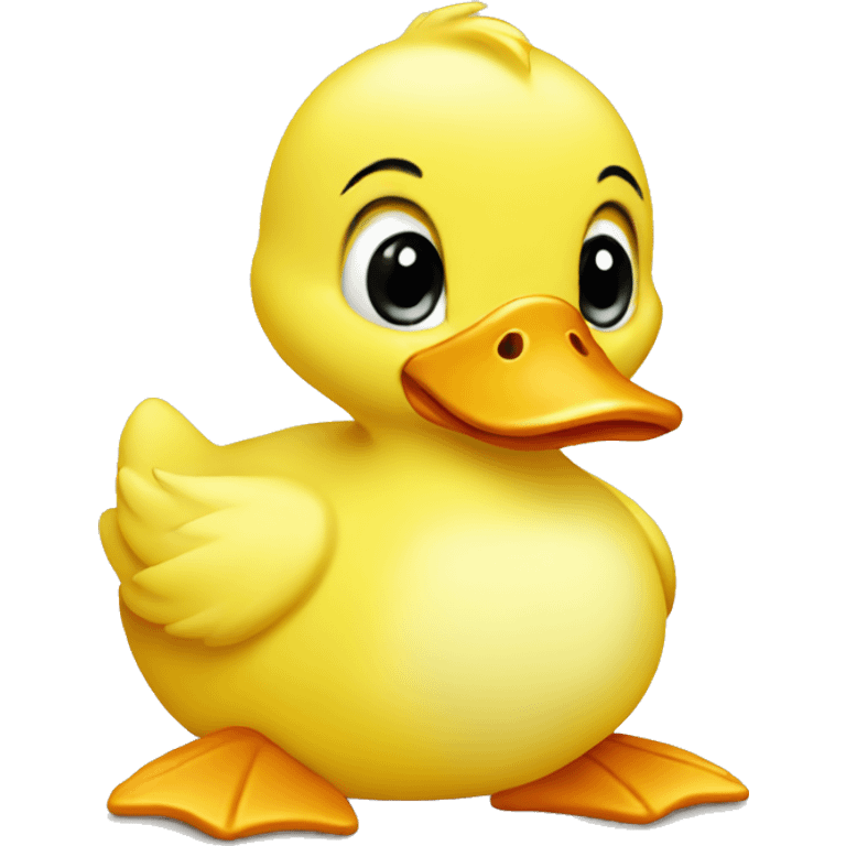 Yellow baby duck  emoji