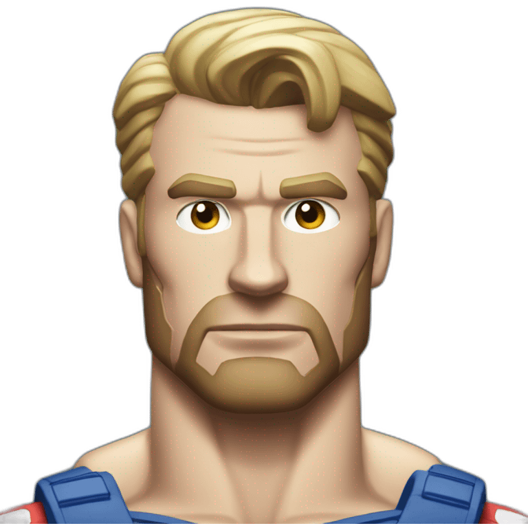 Rob Leifeld Muscle Captain America emoji