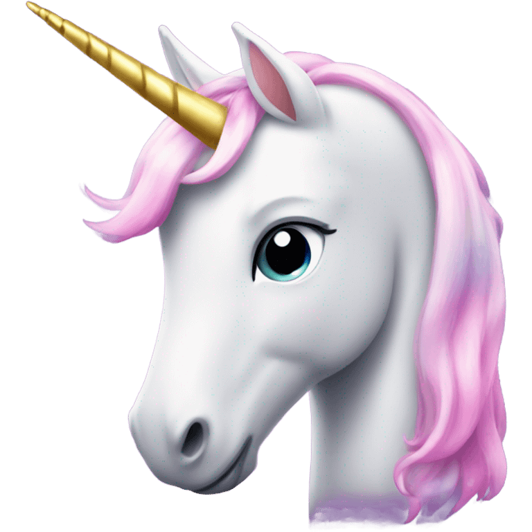 Unicorn that sparkles  emoji