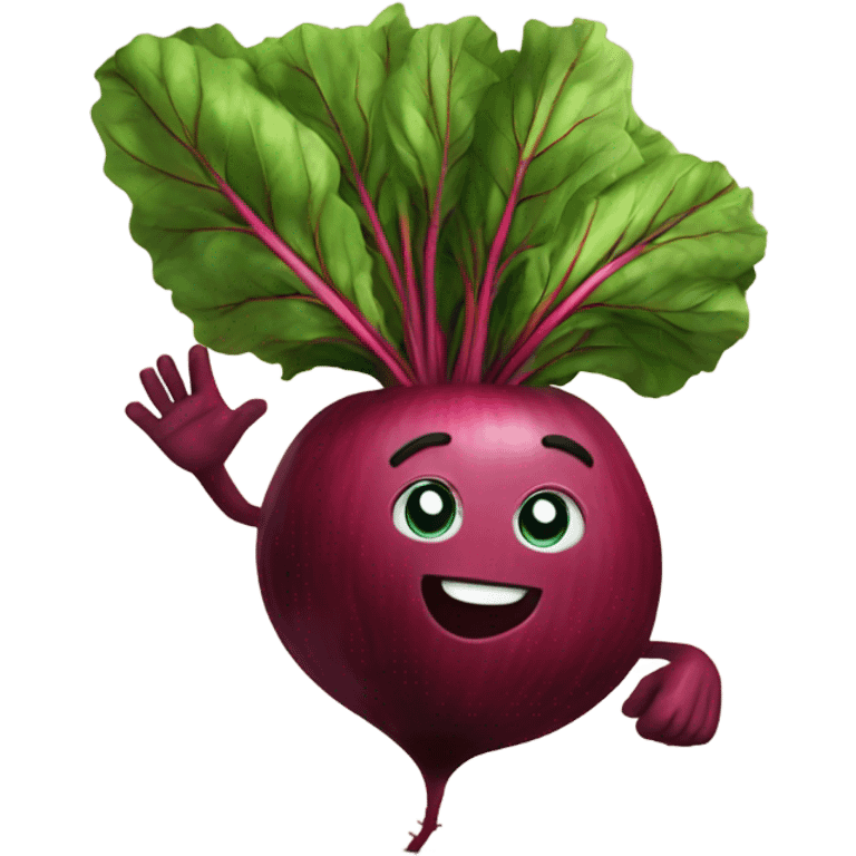 beetroot high five emoji