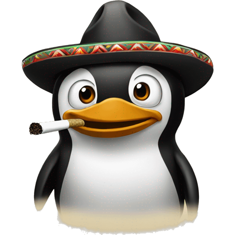 Mexican penguins smoking    emoji