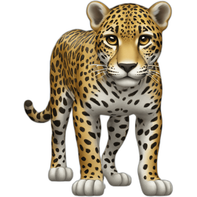 Jaguar full body emoji