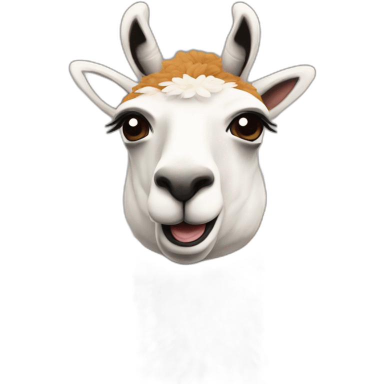 Lama fâché emoji