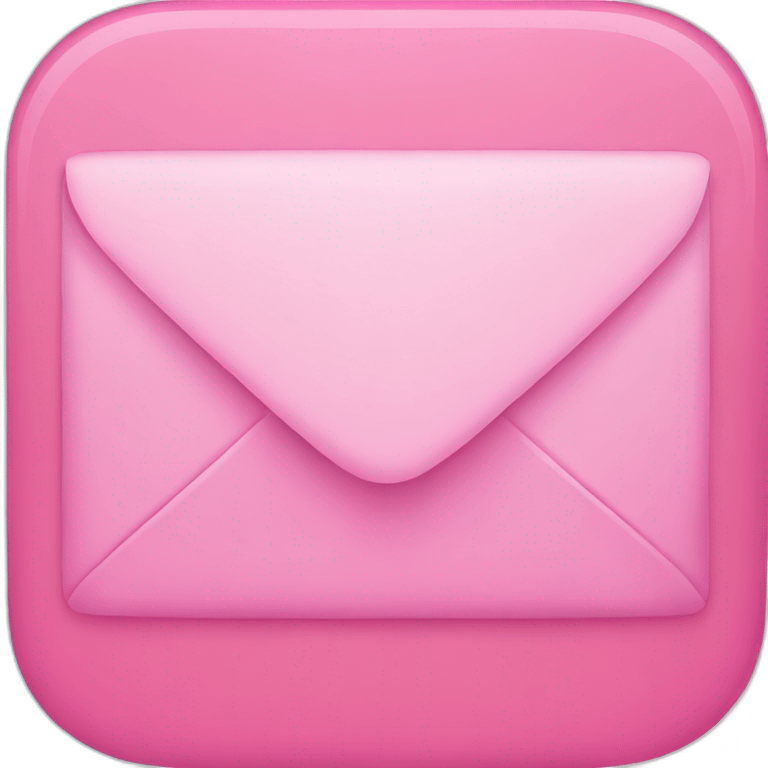 email pink emoji