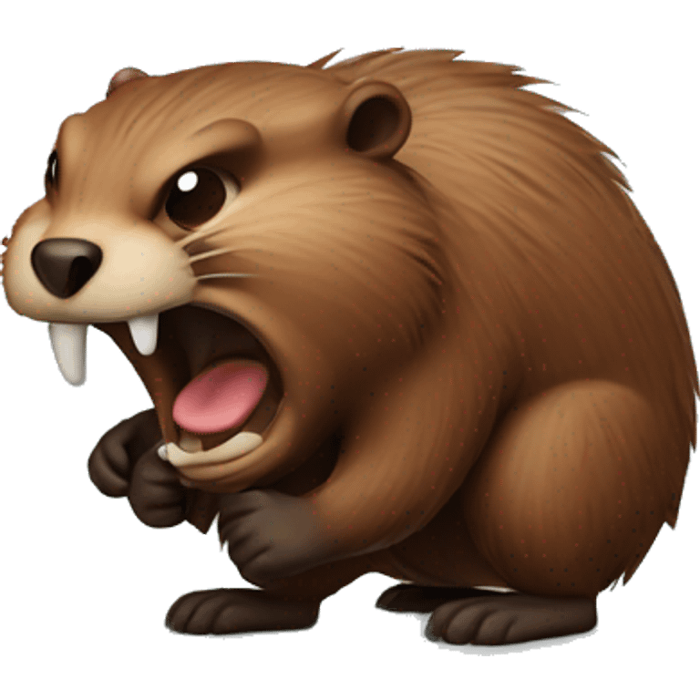 Angry Beaver  emoji