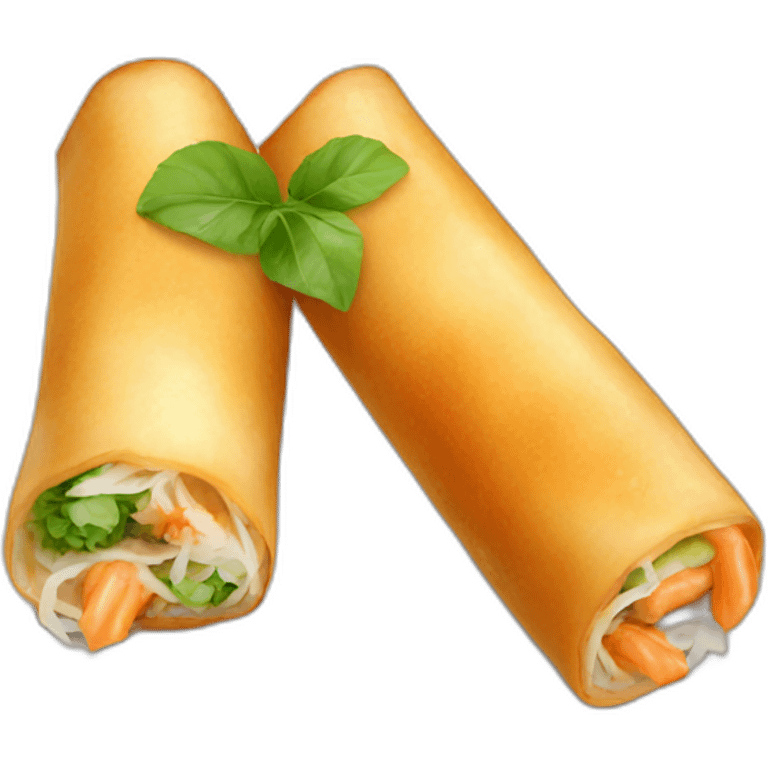 Vietnamese fried spring roll emoji