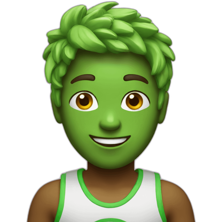 green zumba emoji