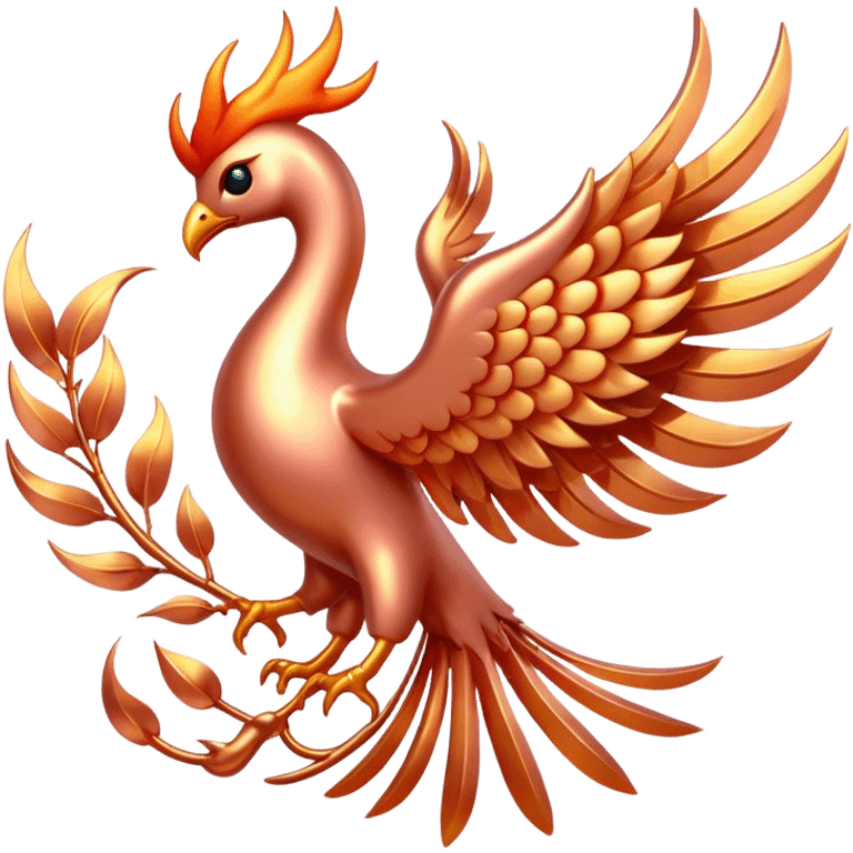 Rose Gold Phoenix emoji