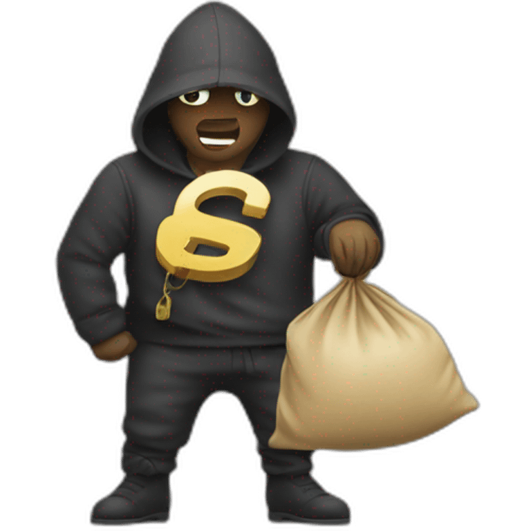 thief with a bag of money emoji