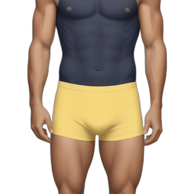 Macron in underpants emoji