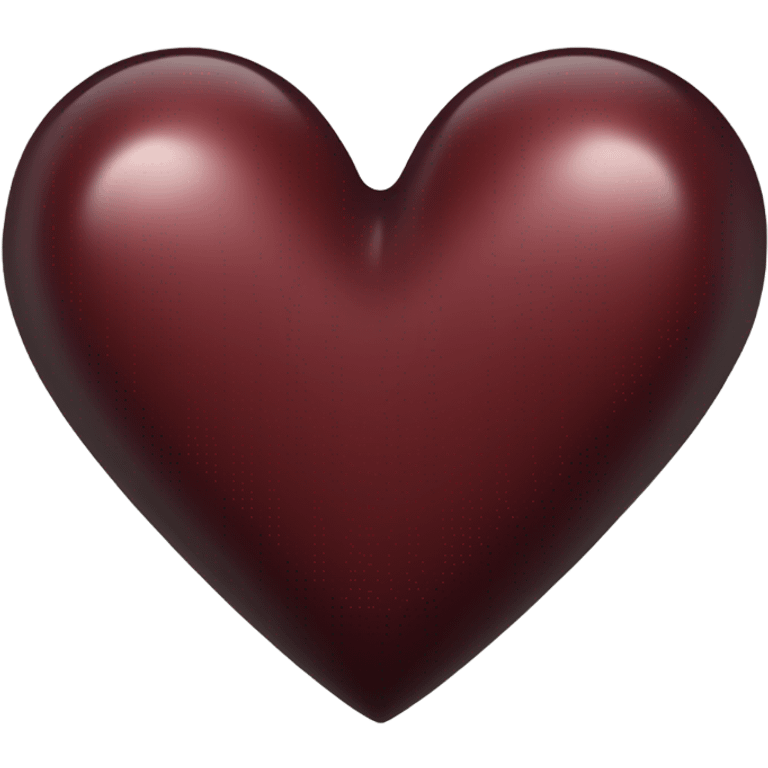 dark red heart emoji