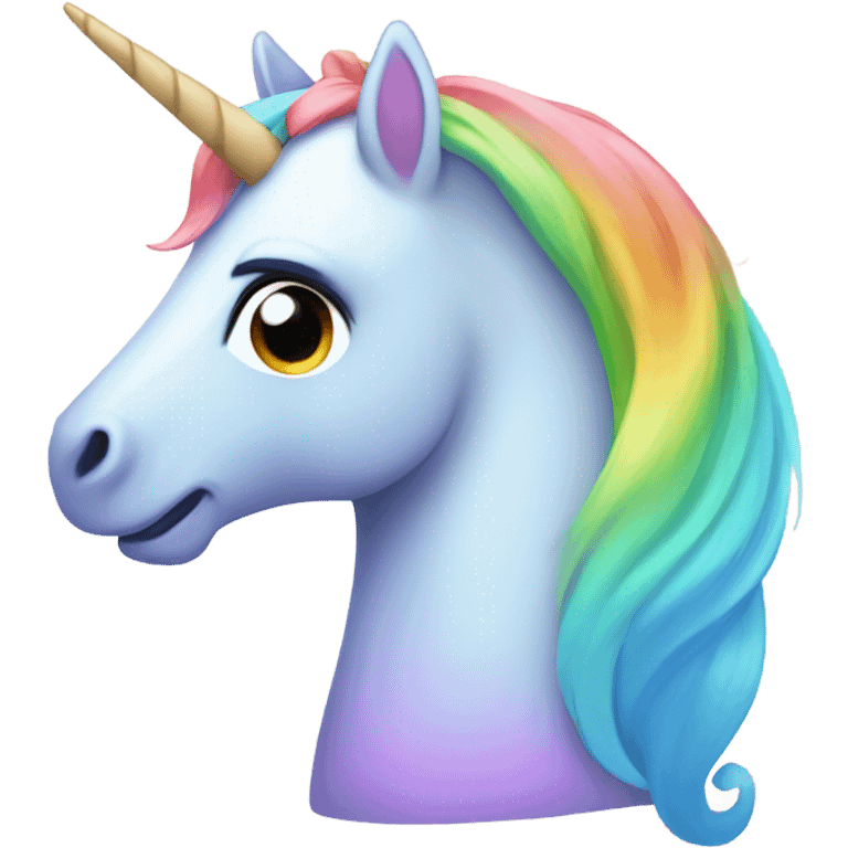 Unicornio de colores emoji