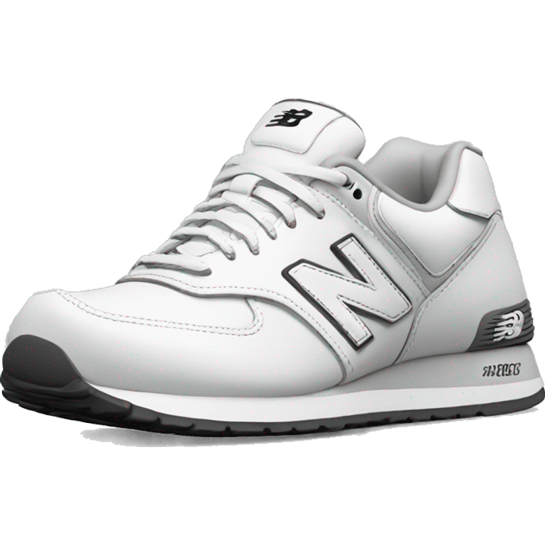 White new balance sneaker emoji