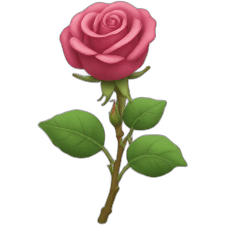 Caca rose emoji