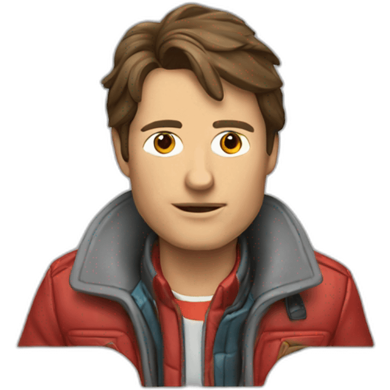 Marty mcfly emoji