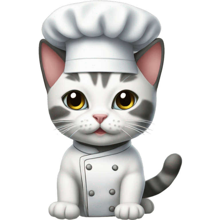 Chef kitten emoji