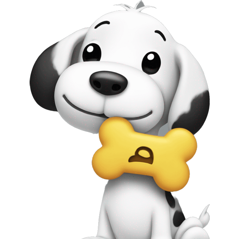 Snoopy and Woodstock emoji