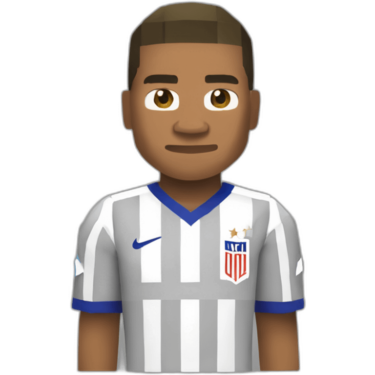 Mbappe sur un joueur Minecraft  emoji