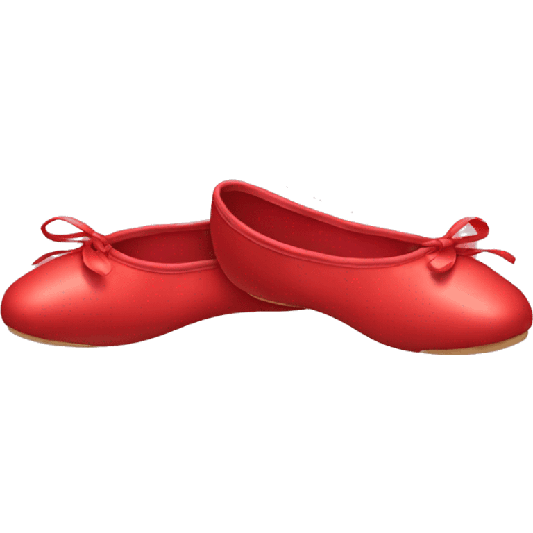 red ballet shoes  emoji