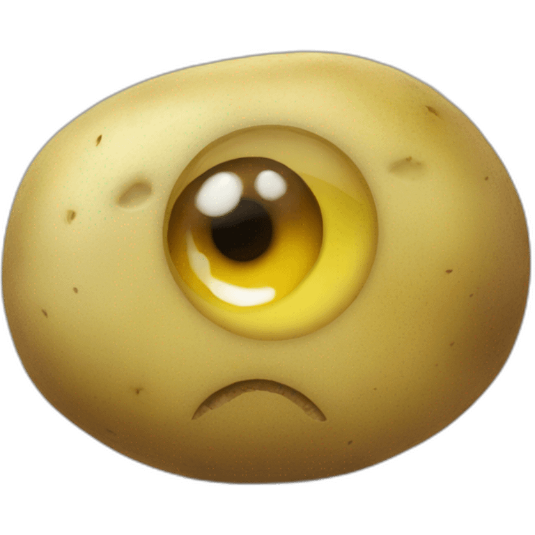 Eyes-in-potatoes emoji