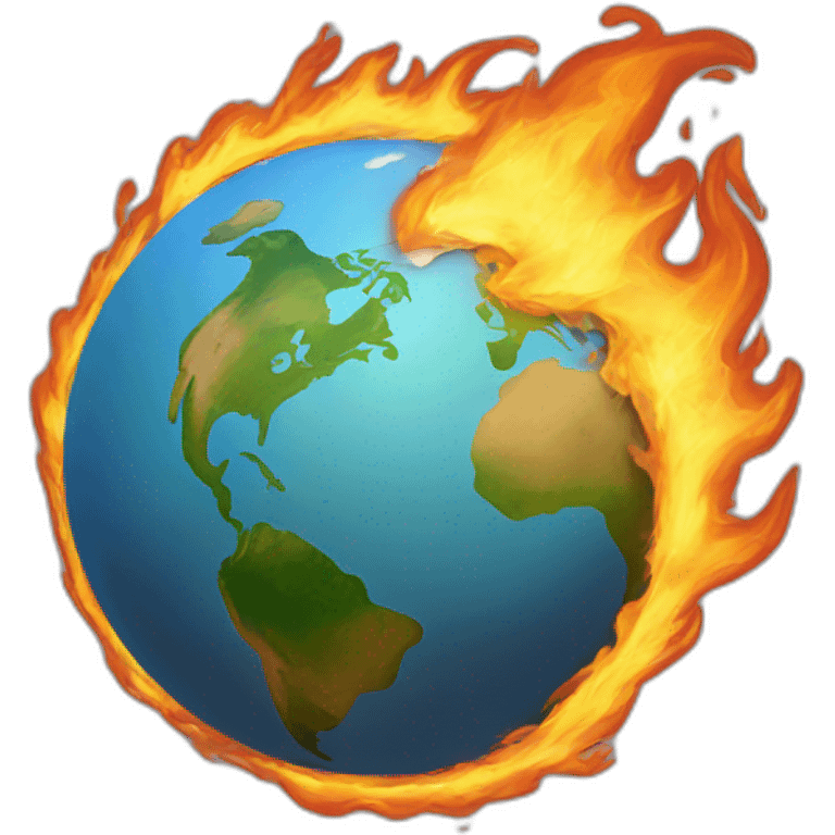 our-planet-burning emoji