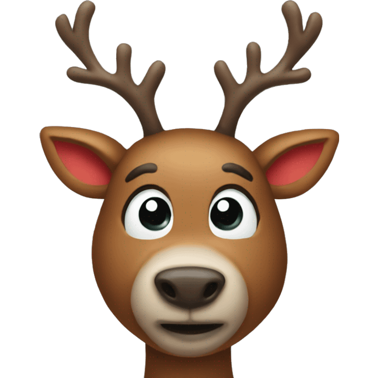 Red Nosed Reindeer emoji