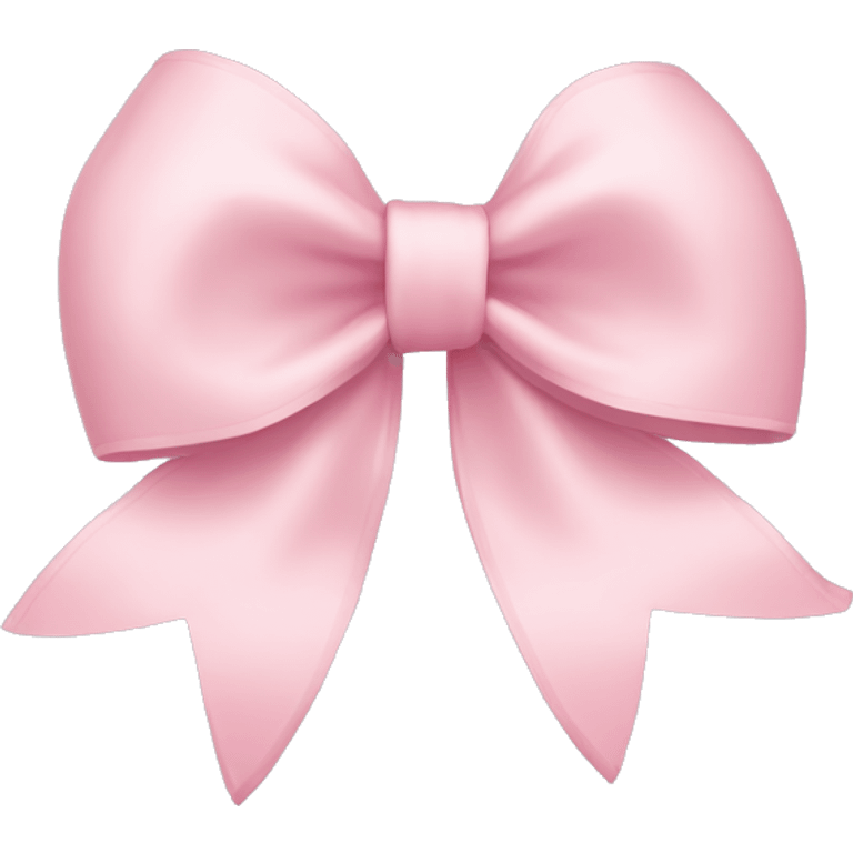 Light pink bow emoji