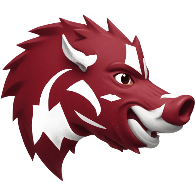 Arkansas Razorback logo emoji