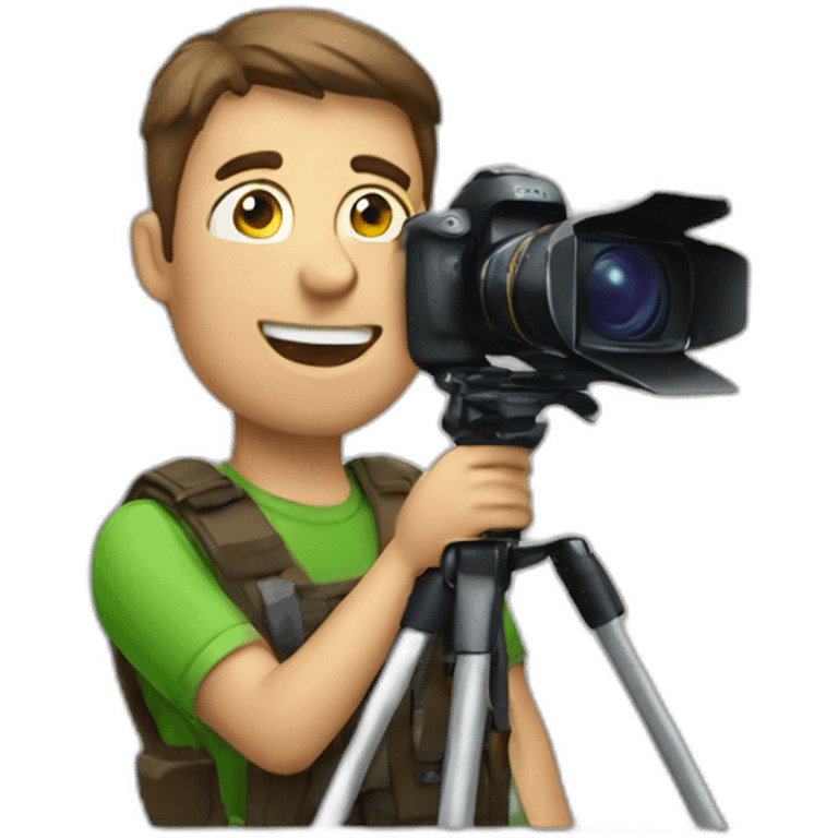 Camera man emoji