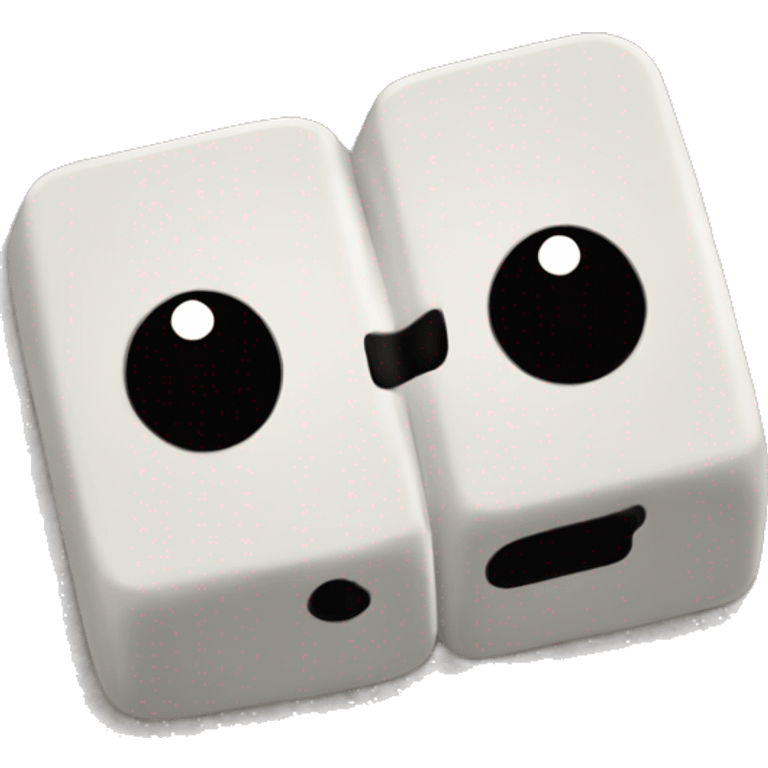 something to do with a domino for a youtube thumbnail emoji