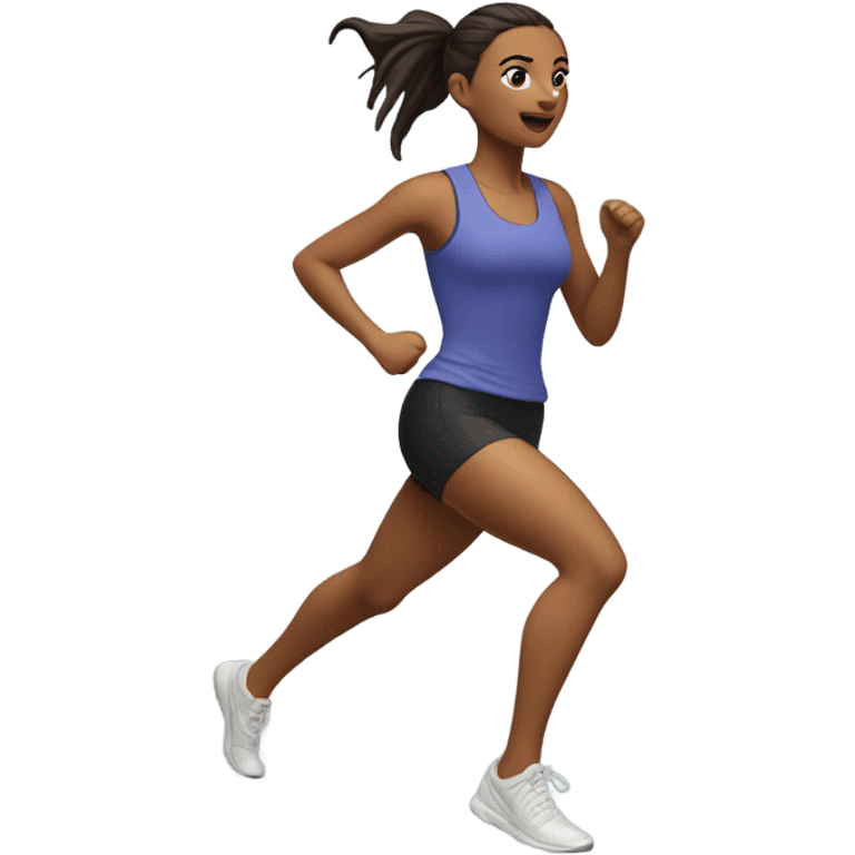 Run woman  emoji