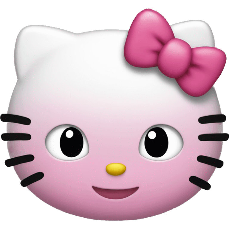 Hello kitty flipping you emoji