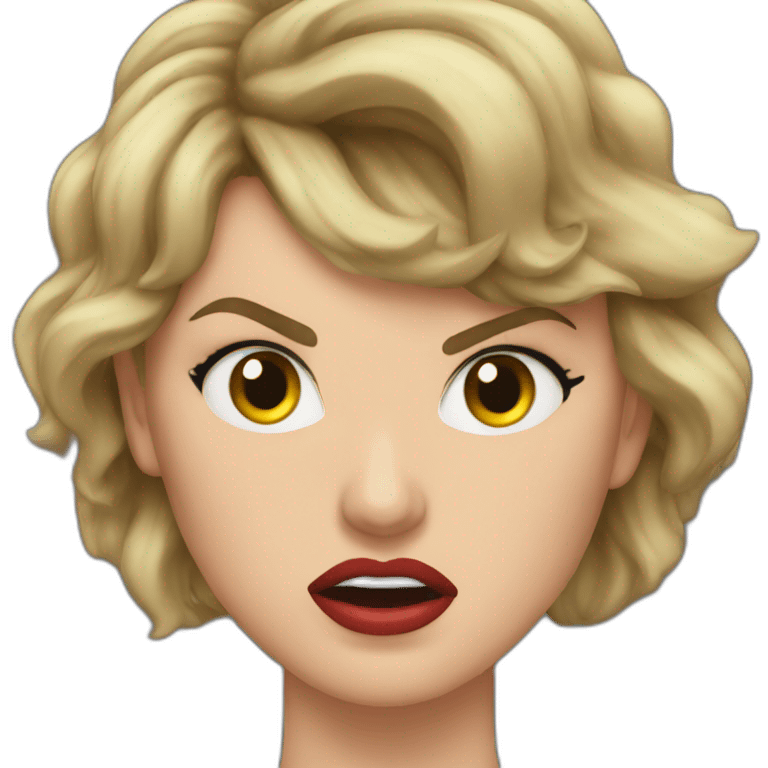 Taylor Swift angry emoji