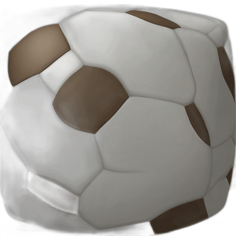 football that looks like a cube emoji