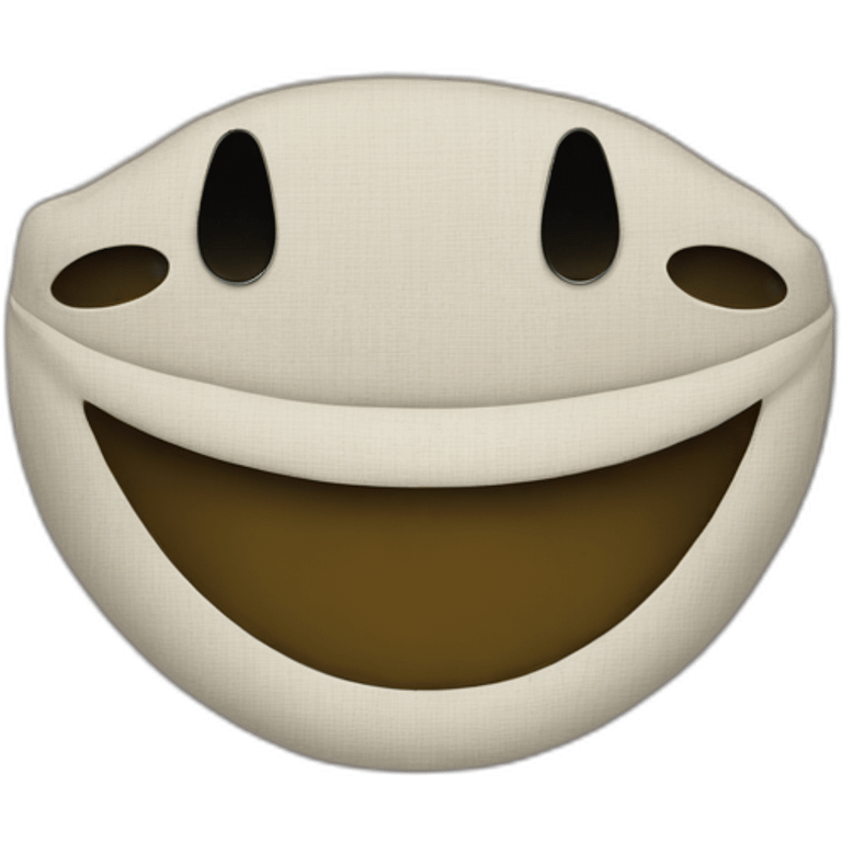 Fabric smile emoji